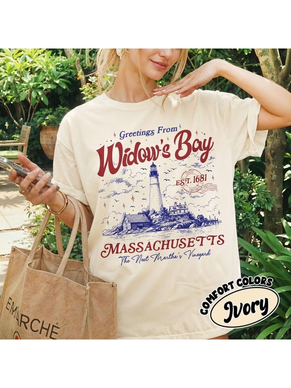Greetings From Widow’s Bay Shirt, Coastal Horror Fandom Tee, New England Mystery TV Show Gift