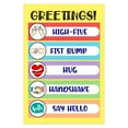 thumbnail image 1 of Greetings Poster Classroom Decorations, Educational Poster for Preschool Kindergarten, 1 of 1