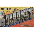 thumbnail image 1 of Greetings from Billings, Montana (24x36 Giclee Gallery Art Print, Vivid Textured Wall Decor), 1 of 3