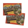 thumbnail image 1 of Greetings from Charlotte, North Carolina (4x6 Birch Wood Postcards, 2-Pack Stationary, Rustic Home Wall Decor), 1 of 5