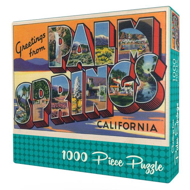 Buffalo Games Puzzle Palm Springs Di Eric Dowdle – 1000 Pezzi Per Adulti, Dimensioni 68x50 Cm