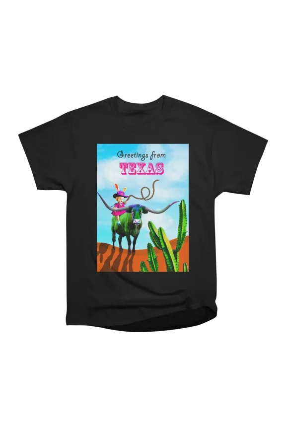 Greetings from Texas T-Shirt Tee Gift For Him Merch For Her Apparel For Friend