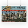 thumbnail image 1 of Greetings from Titusville, Pennsylvania (12x18 Art Print, Wall Decor Travel Poster), 1 of 1