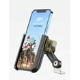 thumbnail image 1 of Grefay Motorcycle Phone Mount 1S Quick Release Anti Shake Motorbike Phone Holder for 3.5-7.0 Inch Smartphone for Motorcycle Mirror Phone Mount with 360° Rotatabe, 1 of 7