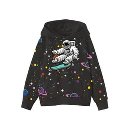 Minecraft Milky Way Sweatshirt Pink Strawberry Milk Cow Tie-Dye
