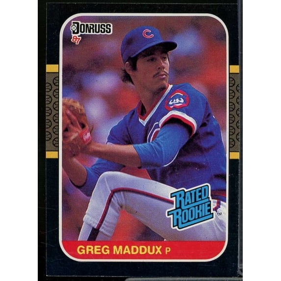 Greg Maddux Rookie Card 1987 Donruss #36
