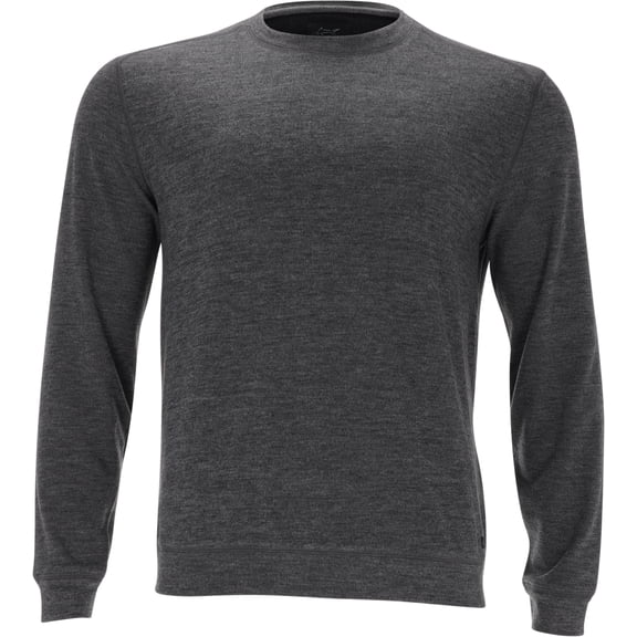 Greg Norman Coastal Crew Neck Black Heather Outerwear Men L