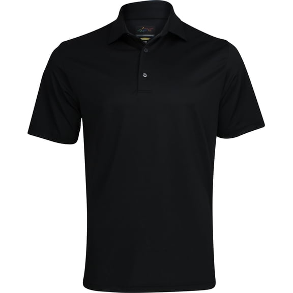 Greg Norman Freedom Micro Pique Black Shirt Men
