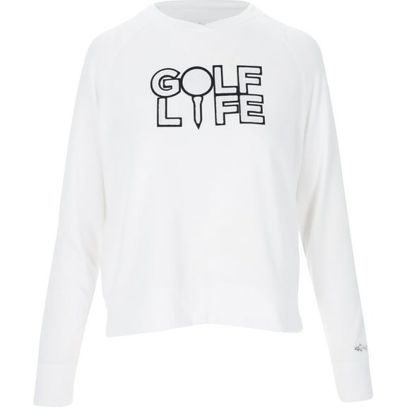 Greg Norman Golf Life Layering White Outerwear Women XL