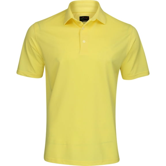 Greg Norman Golf Men's Freedom Micro Pique Polo Shirt, Medium Sunburst -