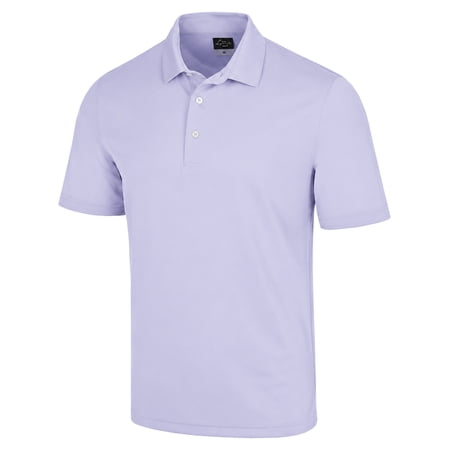 Greg Norman Golf Men's Freedom Micro Pique Polo Shirt, X-Large Frost -