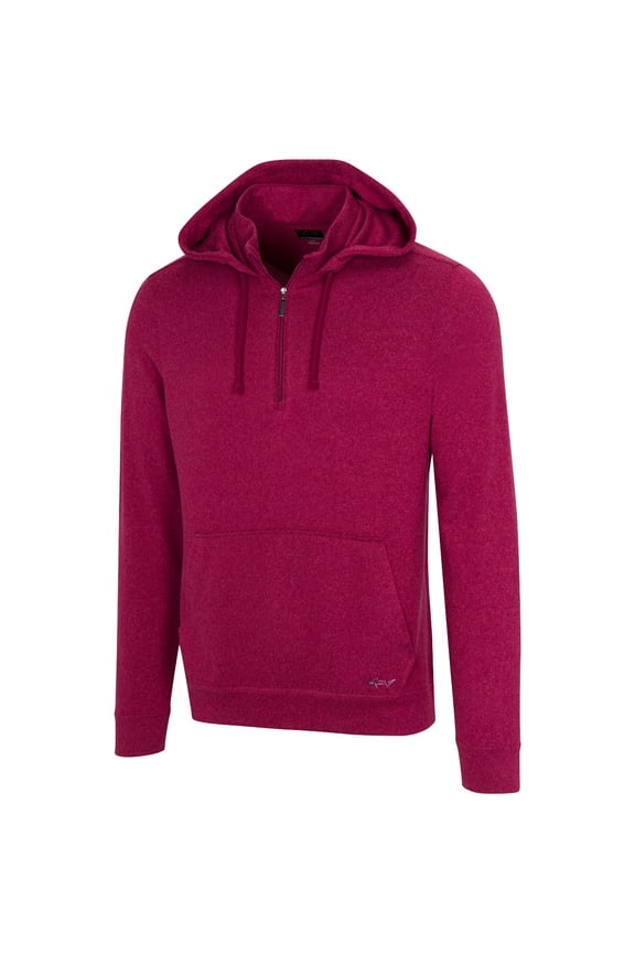 Lab 1/4 Zip Hoodie Garnet Heather Outerwear Men L