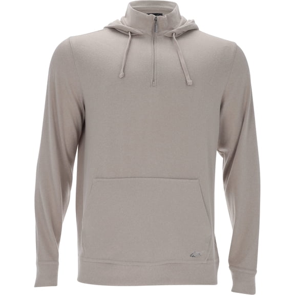 Greg Norman Lab 1/4 Zip Hoodie Oatmeal Heather Outerwear Men XL