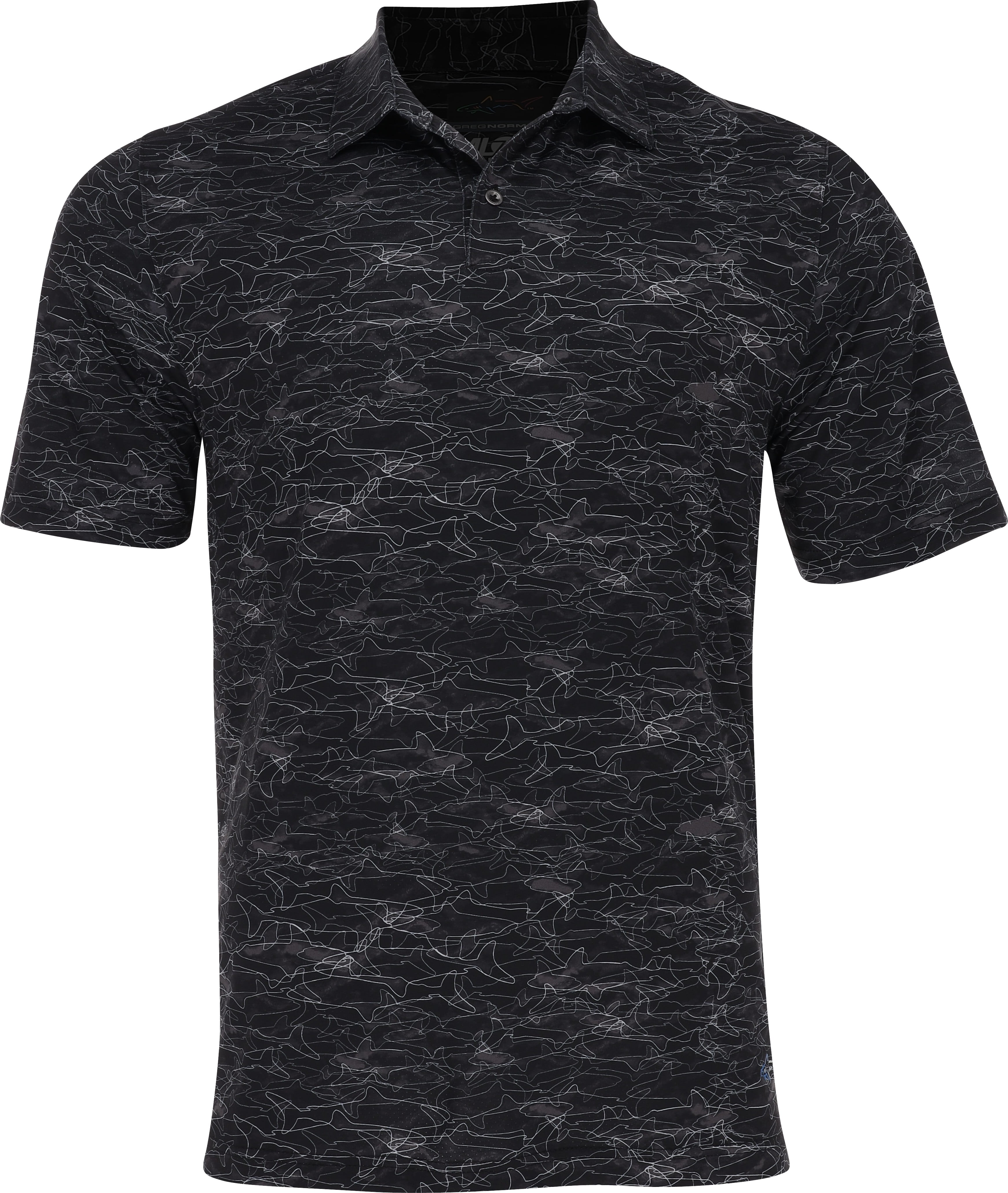 Greg Norman Lab Shark Shadow Polo Short Sleeve Shirt Men Choose Size ...