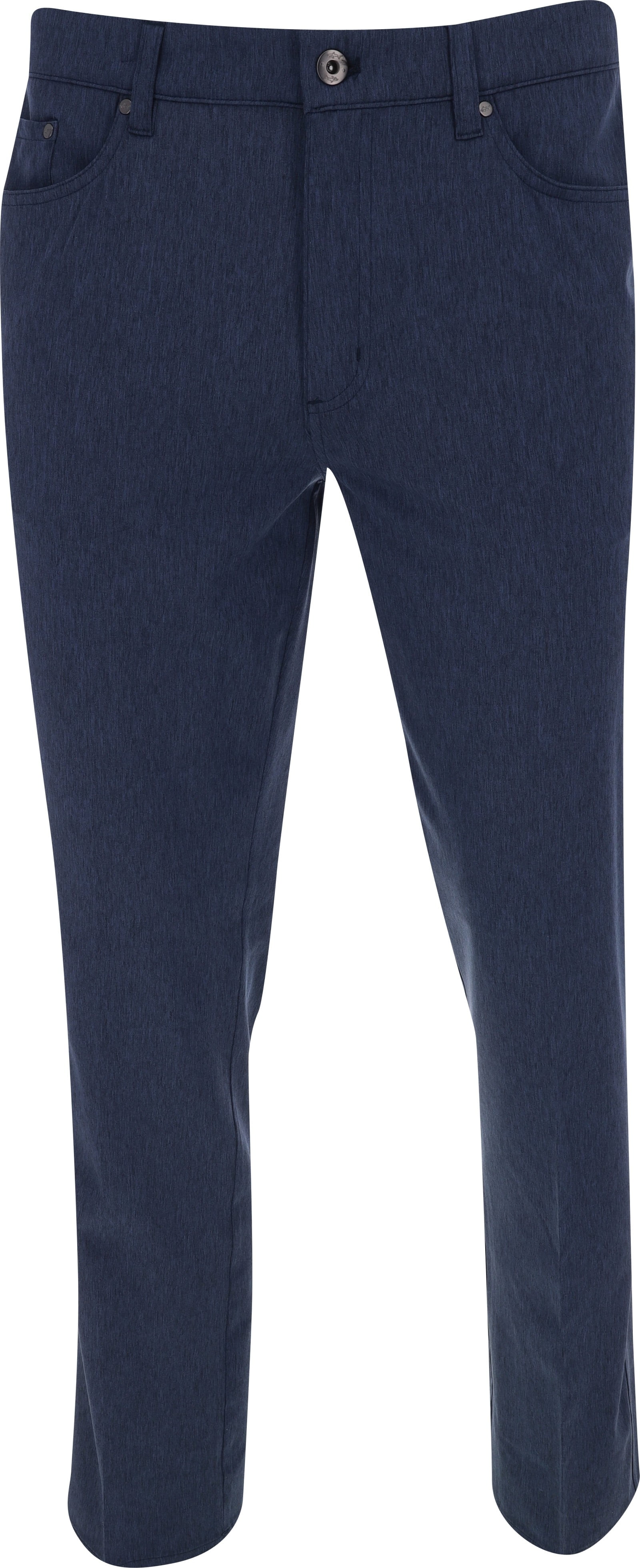 Greg Norman MICROLUX 5 Pocket Heathered Dark Navy Heather Pants Men 38W ...