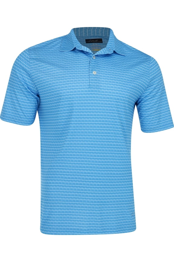 ML75 Recycled Microlux Houndstooth Stripe Perfect Sky Shirt Men M