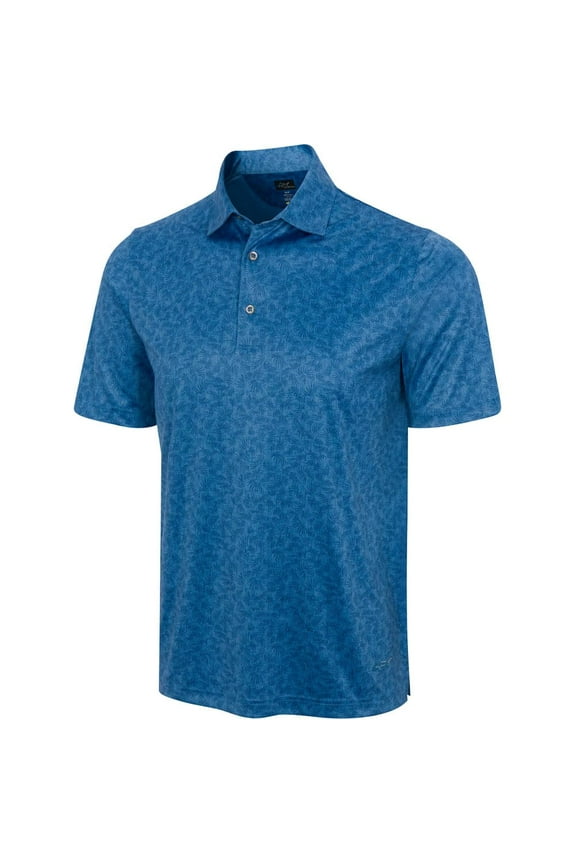 Greg Norman ML75 Recycled Microlux Rye Grass Seaport Shirt Men M