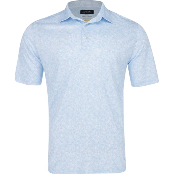 Greg Norman ML75 Recycled Microlux Vine Print Cloud Shirt Men 3XL