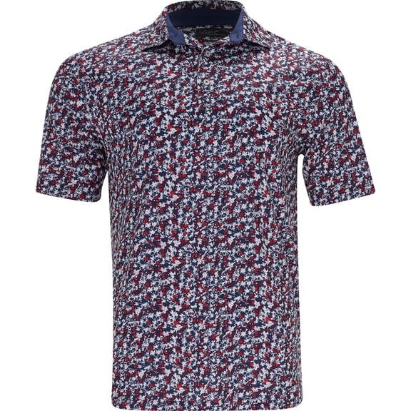 Greg Norman ML75 Stretch Mesh Prestige Navy Shirt Men S