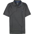 thumbnail image 1 of Greg Norman Men's 5 Iron Stripe Polo Gray Size Small, 1 of 2