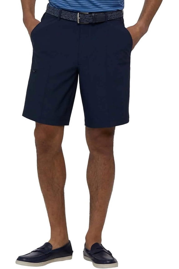 Men's Cargo Golf Short Moisture Wicking (36, Navy Blue)