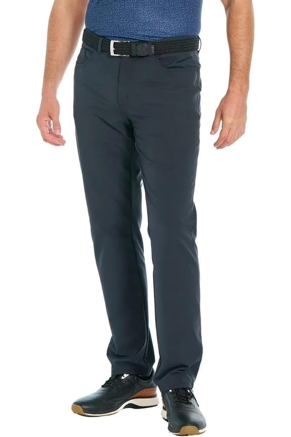 Men's Classic 5 Pocket 4-Way Stretch Pant (Black, 32W x 34L)