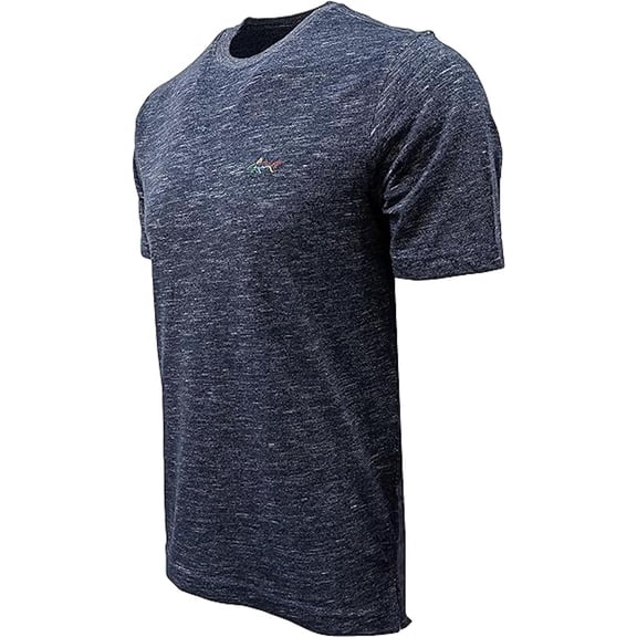 Greg Norman Men's Classic Fit Soft Touch Short Sleeve Crew Neck T-Shirt (US, Alpha, Medium, Regular, Regular, Dark Blue)