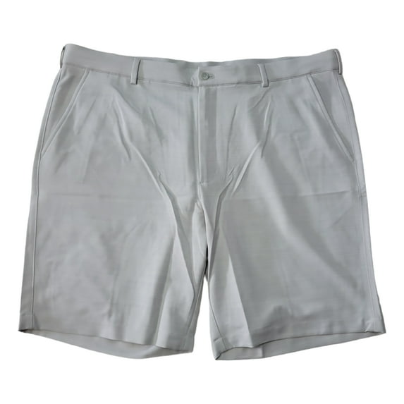 Greg Norman Men's Comfort Stretch Waistband Moisture Wicking Performance Short (Shark Grey, 38)