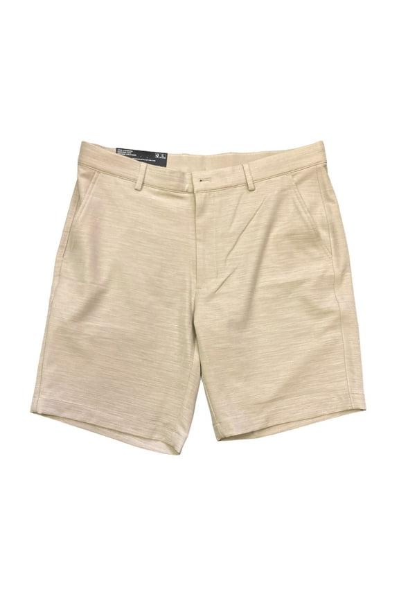 Men's Comfort Stretch Waistband Moisture Wicking Performance Short (Taupe, 30)