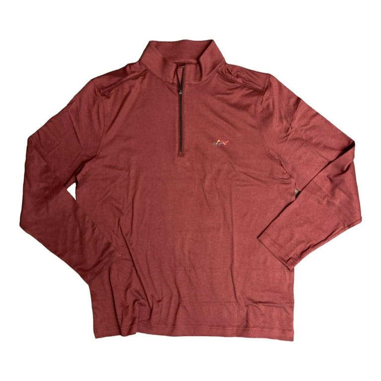 Greg Norman Men's Extra Soft Stretch Fabric Quarter-Zip