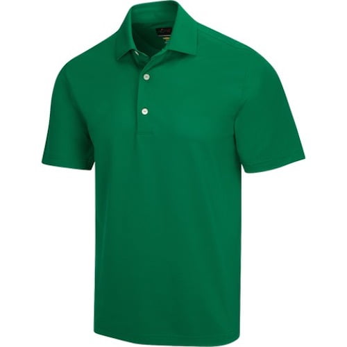 Greg Norman Men's Freedom Micro Pique Polo Evergreen/Small
