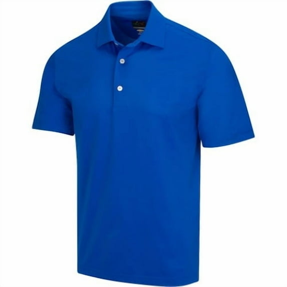 Greg Norman Men's Freedom Micro Pique Polo Maritime/Extra Large