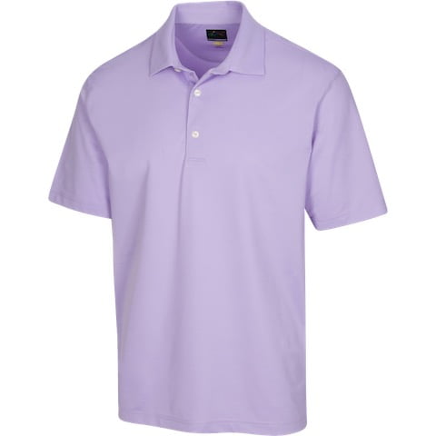 Greg Norman Men's Freedom Micro Pique Polo Mystic Purple/Large