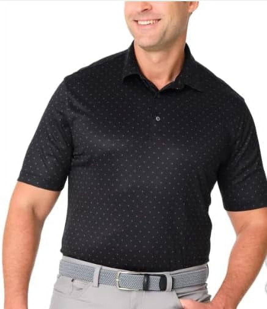 V12 GOLF VARIOUS POLO シャツ ブラック Mサイズ Greg Norman Men's ML75 Performance Luxurious Golf Polo Shirts