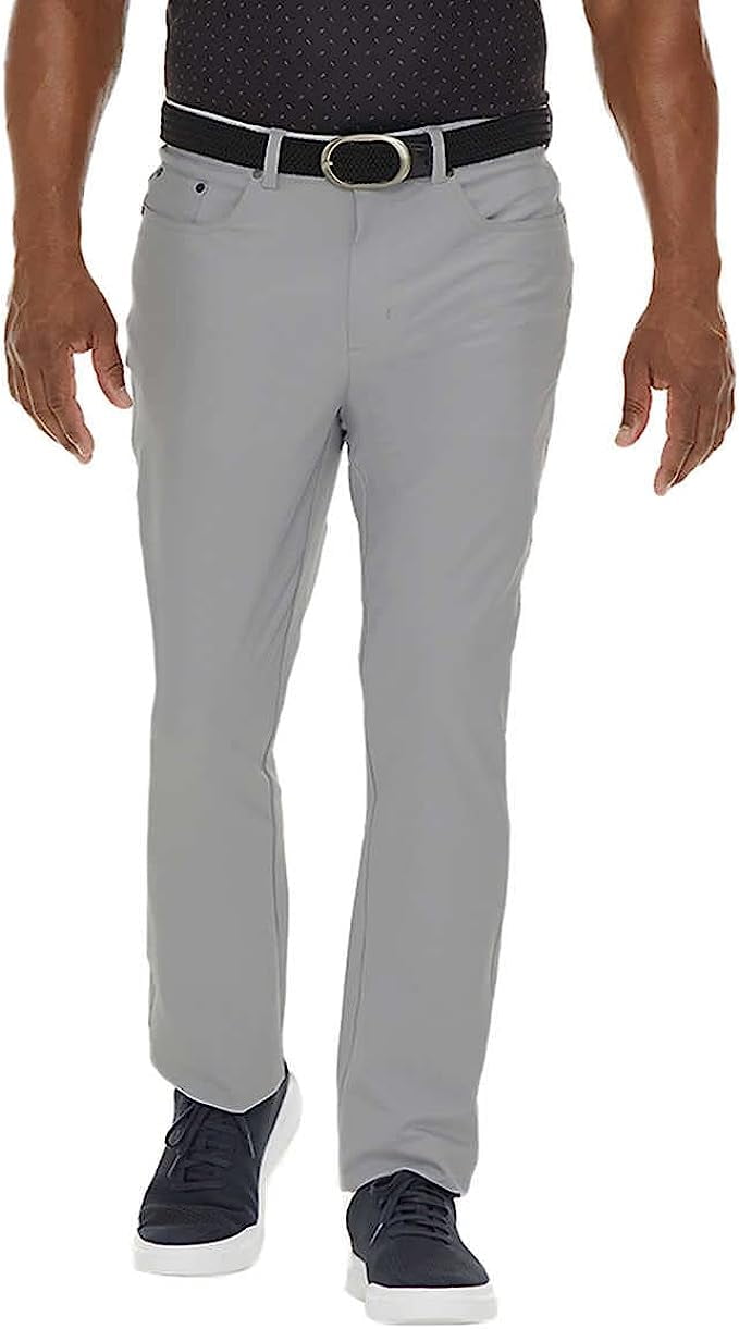 Greg Norman Khaki Pants Greg Norman Signature Series Men's Ultimate Travel Dress  Pants 40wx30l Black Comfort Travel Trousers