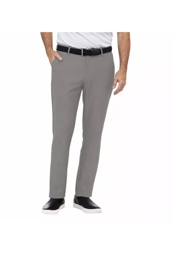 Men's Performance Classic Pants (US, Waist Inseam, 38, 34, Regular, Regular, Gray)