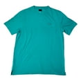 thumbnail image 1 of Greg Norman Men's Soft 100% Cotton Short Sleeve Pocket T-Shirt (Bright Aqua, XXL), 1 of 2