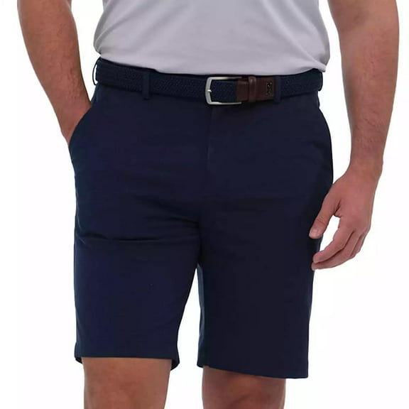Greg Norman Men's Stretch Short (US, Numeric, 30, Regular, Regular, Blue)