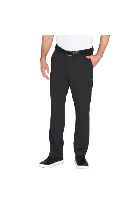 Men’s Textured Performance Stretch Chino Pant (Black, 32x32)