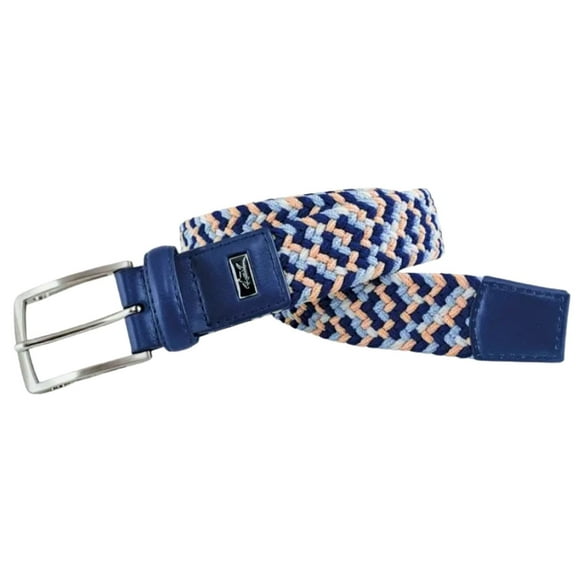 Greg Norman Mens Braided Multi Colored Stretch Golf Belt (36)
