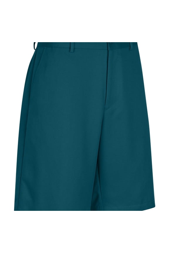 Mens Microfiber Casual Chino Shorts, Blue, 30