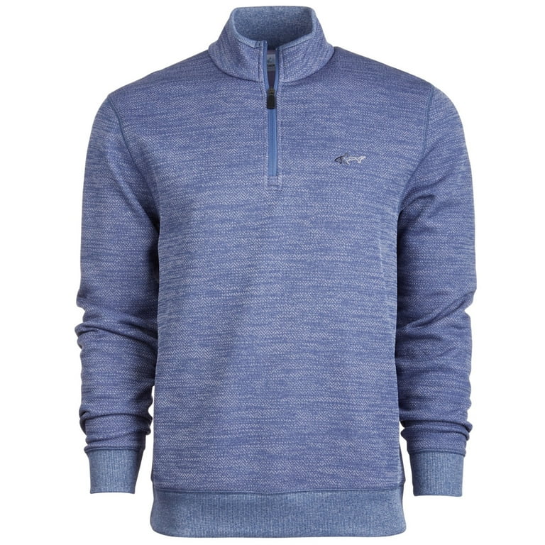 Greg Norman Mens Rapiwarm Sweatshirt Blue Small
