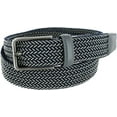 thumbnail image 1 of Greg Norman Mens Two Tone Stretch Belt, Black/Grey (36), 1 of 1