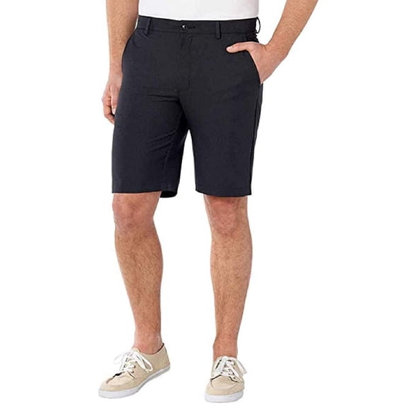 Greg Norman Mens Ultimate Travel Luxury Performance Shorts -Black (32)