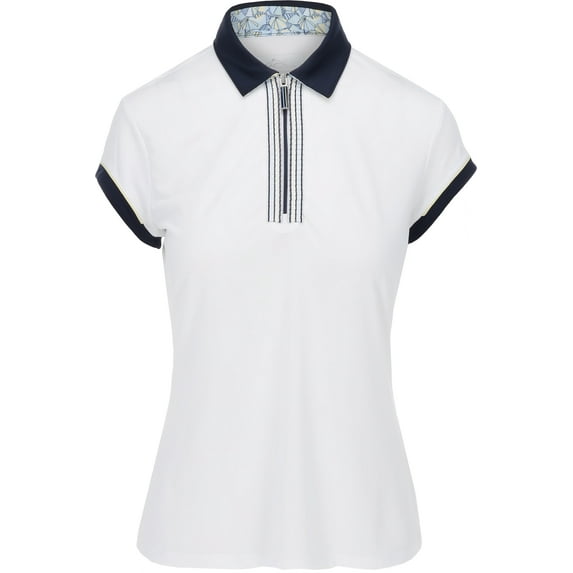 Greg Norman Nikki ML75 Stretch White Shirt Women M