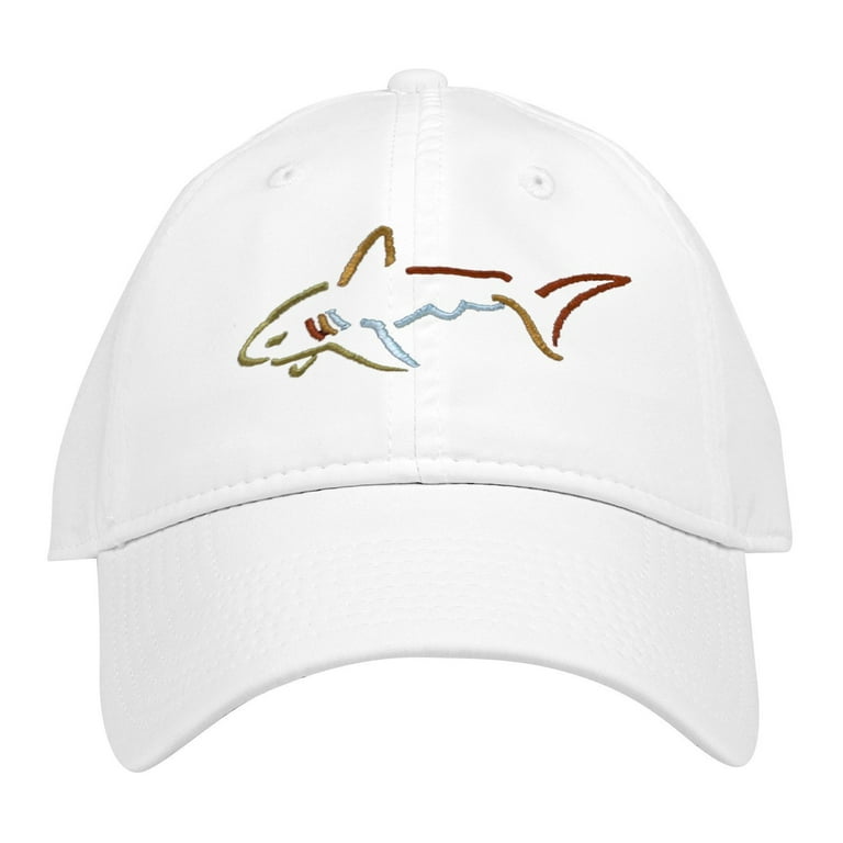 Greg Norman Performance Adjustable Hat Unstructured WHITE