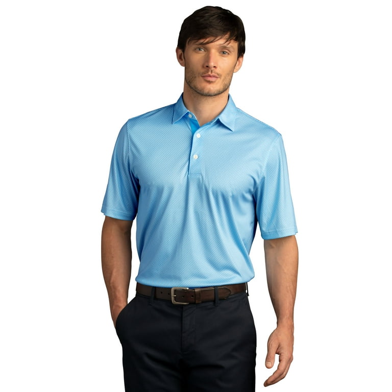 Greg Norman Play Dry ML75 Foulard Print Polo Walmart