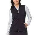 thumbnail image 1 of Greg Norman Women's Size Large (12-14) Ribbed Vest, Black, 1 of 4