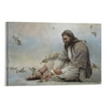 thumbnail image 1 of Greg Olsen Print Painting EVEN A SPARROW Painting On Canvas Wall Art Poster Scroll Picture Print Living Room Walls Decor Home Posters 16x24inch(40x60cm), 1 of 1