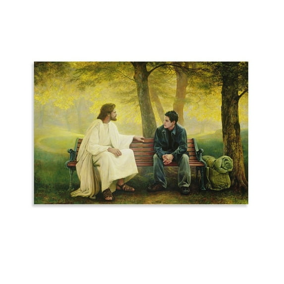 Greg Olsen Print Painting Lost And Found Home Decor Poster Wall Art Hanging Picture Print Bedroom Decorative Painting Posters Room Aesthetic 20x30inch(50x75cm)